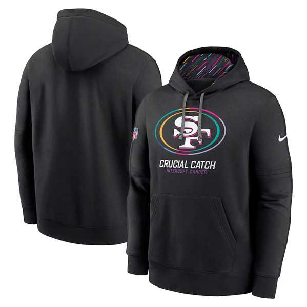 Men's San Francisco 49ers Black 2024 Crucial Catch Club Pullover Hoodie,We sell and wholesale Men's San Francisco 49ers Black 2024 Crucial Catch Club Pullover Hoodie on line form chian!
